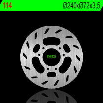 Disque de frein NG avant 240x72x3,5
