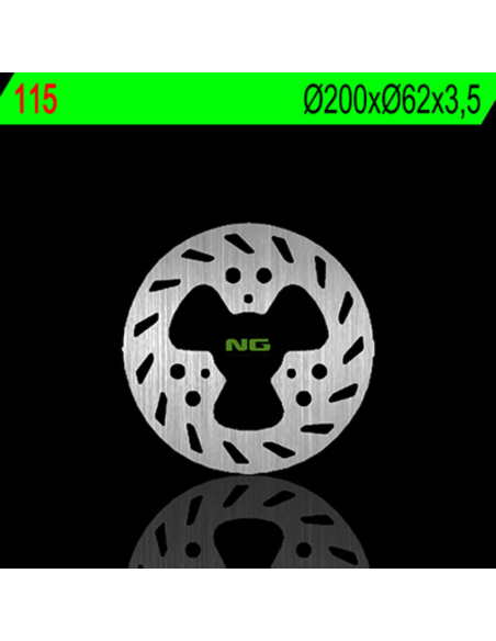 Disque de frein arrière NG 200x62x3,5