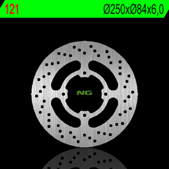 Disque de frein fixe arrière droit NG 250x84x6,0