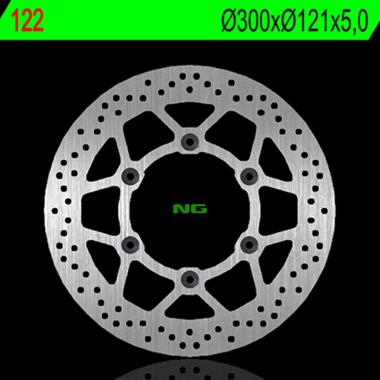 Disque de frein fixe avant gauche NG 300x121x4,5