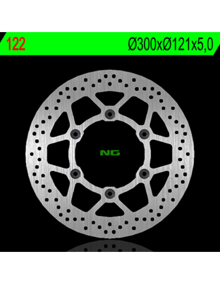 Disque de frein fixe avant gauche NG 300x121x4,5