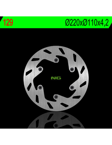 Disque de frein fixe arrière droit NG 220x110x4,2