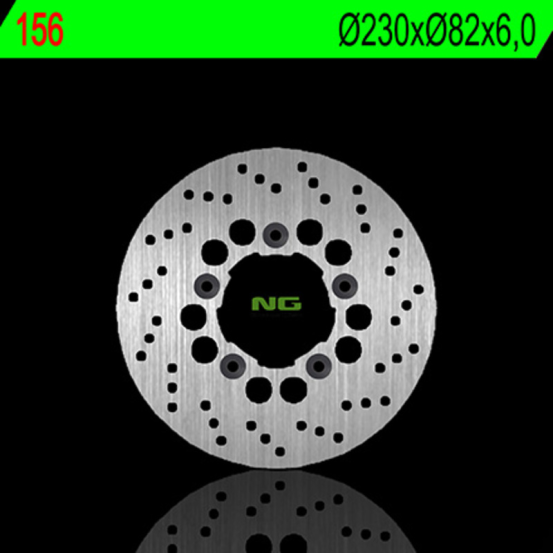 Disque de frein fixe arrière droit NG 230x82x6,0