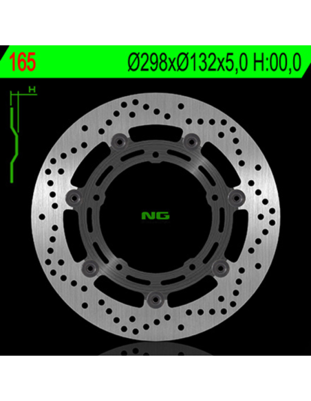 Disque de frein flottant avant NG 298x132x5,0