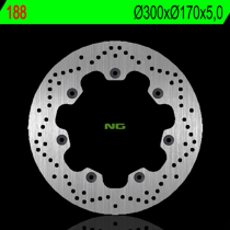 Disque de frein fixe avant NG 300x170x5,0