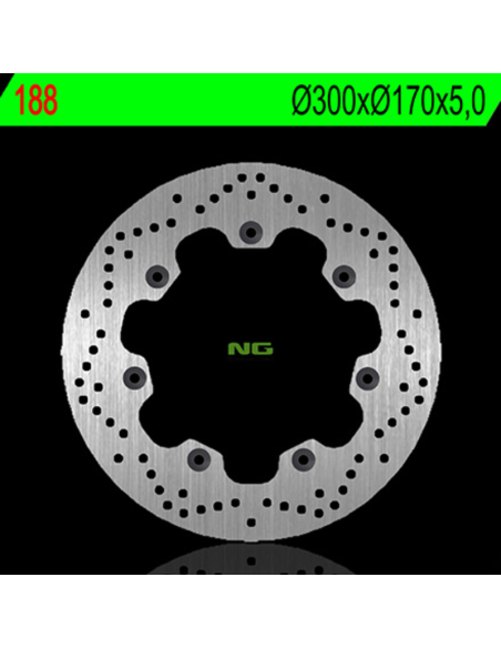 Disque de frein fixe avant NG 300x170x5,0