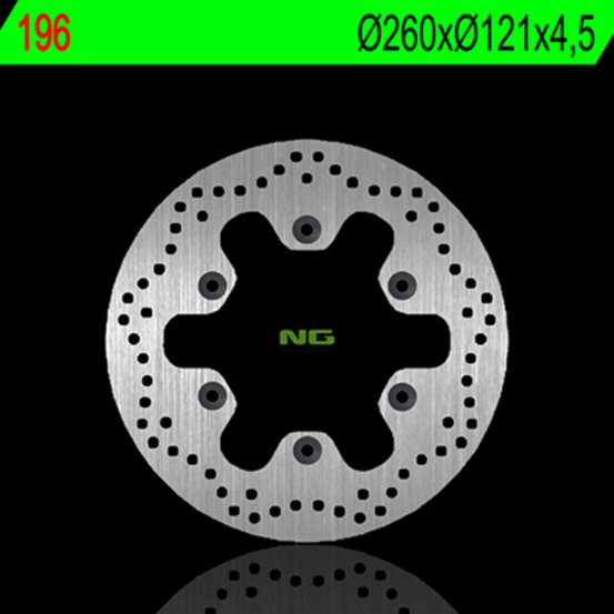 Disque de frein NG avant 260x121x4,5