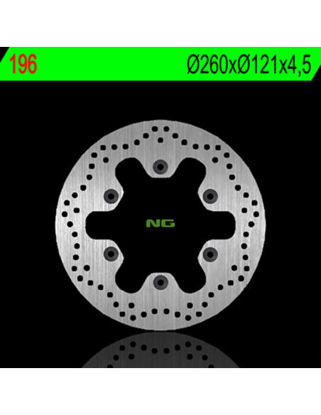 Disque de frein NG avant 260x121x4,5