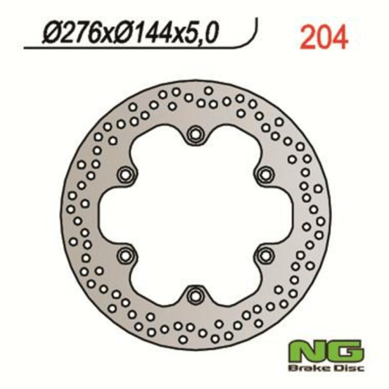 Disque de frein fixe droit ou gauche NG 276x144x5,0