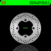 Disque de frein arrière NG 240x105x5,0
