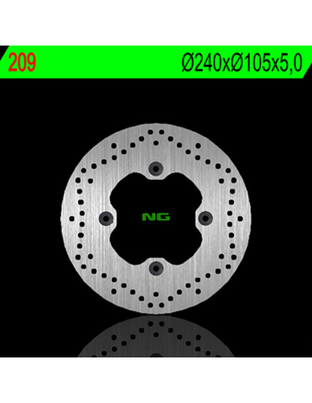 Disque de frein arrière NG 240x105x5,0