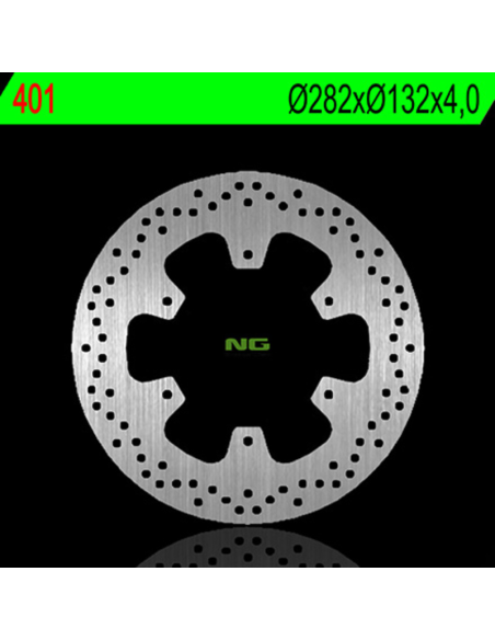 Disque de frein fixe avant droit NG 282x132x4,0