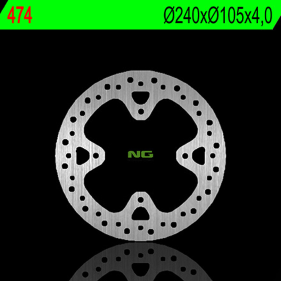 Disque de frein NG arrière 240x105x4,0