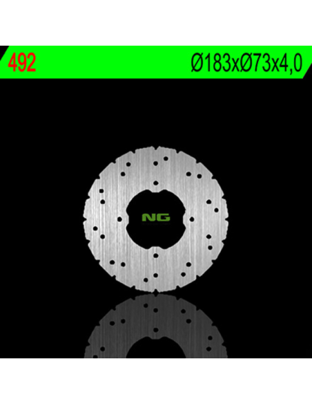 Disque de frein NG avant 183x73x4,0