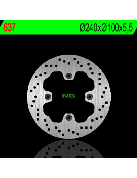Disque de frein fixe arrière NG 240x100x5,5