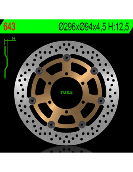 Disque de frein avant NG 296x94x4,5