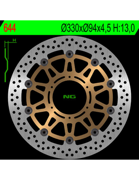 Disque de frein avant NG 330x94x4,5