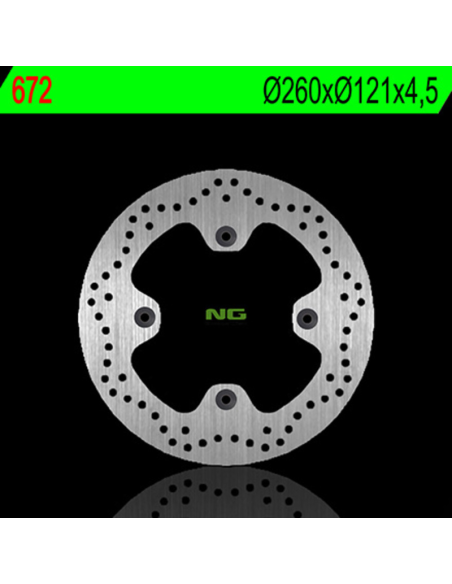 Disque de frein NG avant 260x121x4,5