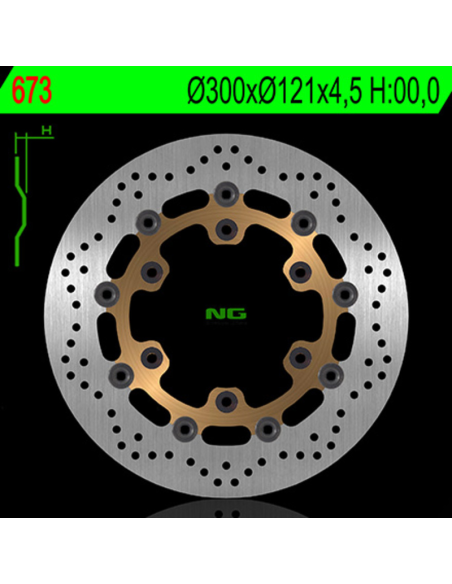 Disque de frein Avant NG BRAKES SUZUKI