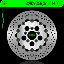 Disque de frein flottant avant rond NG pour Harley Davidson 883/1200/1340/1450 cc