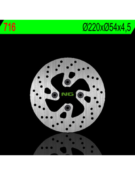 Disque de frein NG avant 220x54x4,5