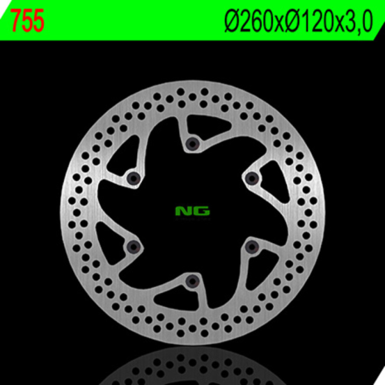 Disque de frein avant NG 260x120x3,0