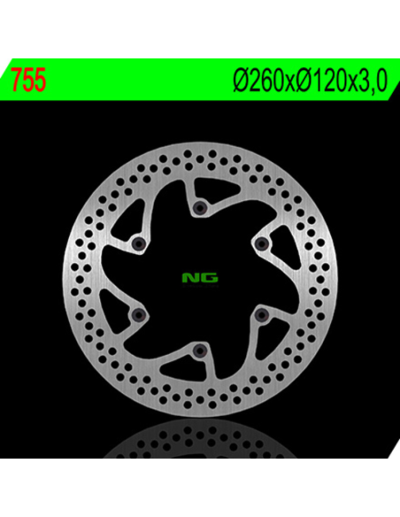 Disque de frein avant NG 260x120x3,0