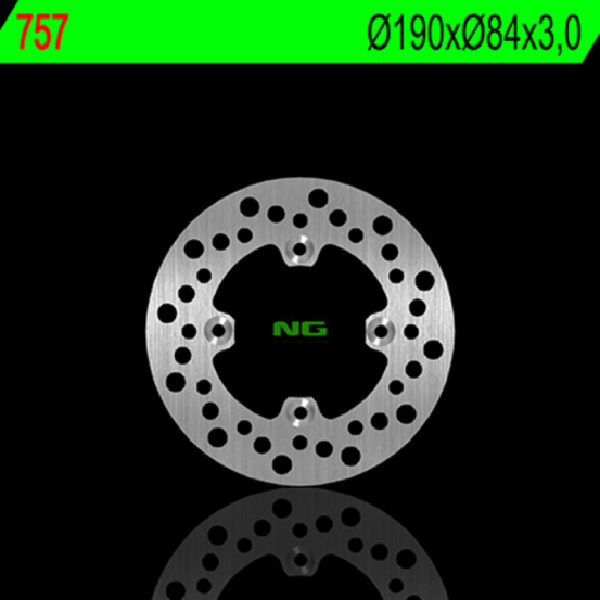 Disque de frein NG arrière 190x84x3,0
