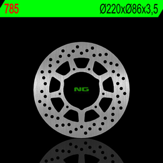 Disque de frein fixe avant NG pour Yamaha 125 TW 1999-2005