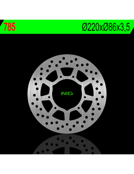 Disque de frein fixe avant NG pour Yamaha 125 TW 1999-2005