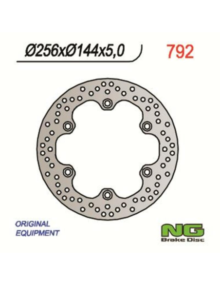 Disque de frein flottanr NG 256x144x5,0