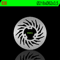 Disque de frein fixe arrière NG 218x62x3,5