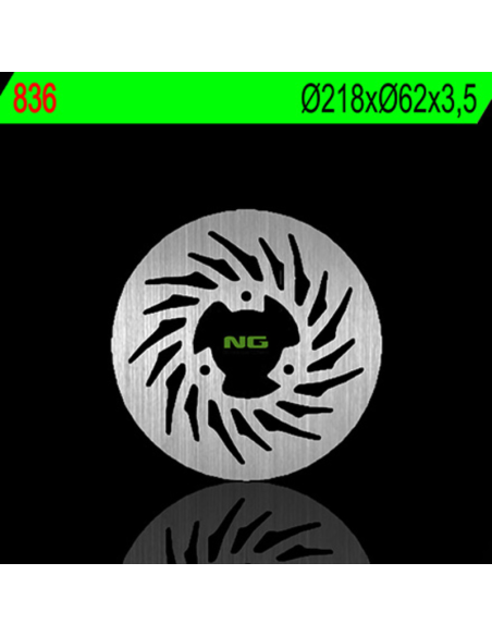 Disque de frein fixe arrière NG 218x62x3,5