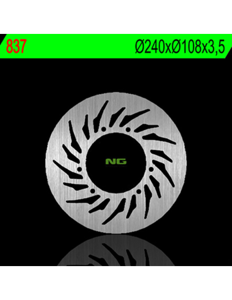 Disque de frein fixe avant NG 240x108x3,5