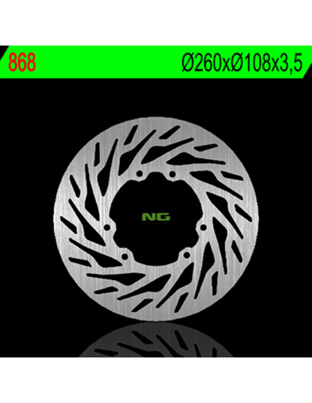Disque de frein NG avant 260x108x3,5