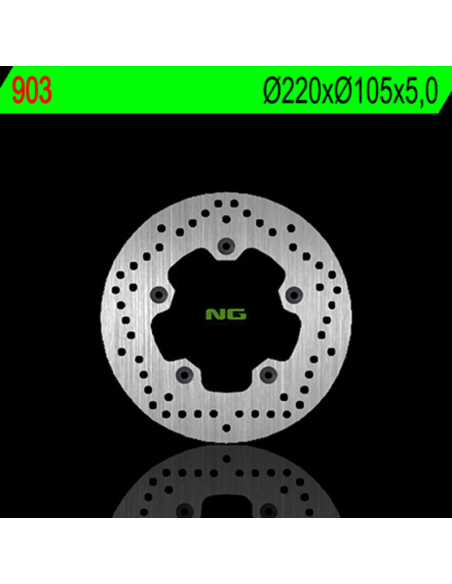 Disque de frein fixe arrière droit NG 220x105x5,0