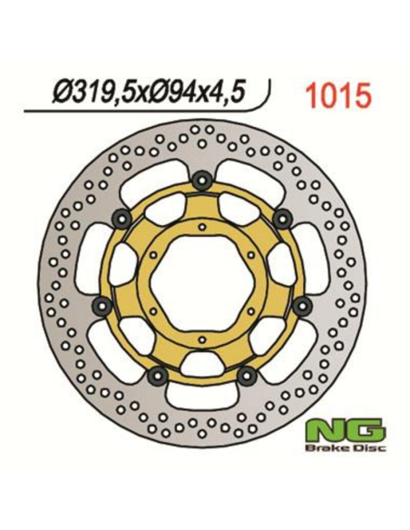 Disque de frein avant NG 320x94x4,5