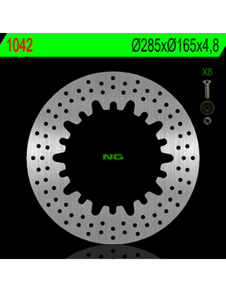 Disque de frein avant NG 285x165x5,0