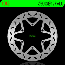 Disque de frein fixe avant NG 300x127x4,0