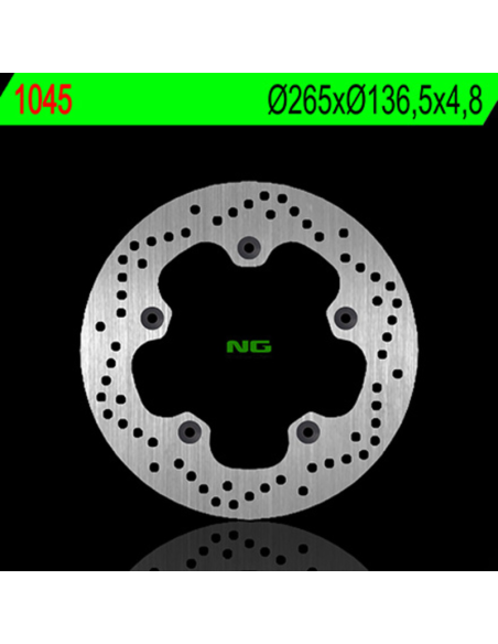 Disque de frein arrière NG 265x136x5,0