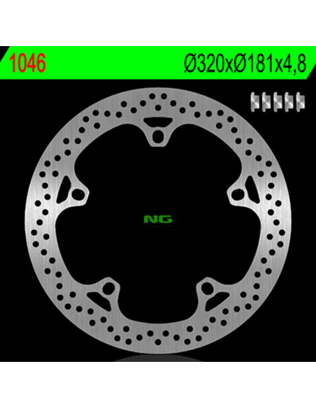 Disque de frein avant NG 320x181x5,0