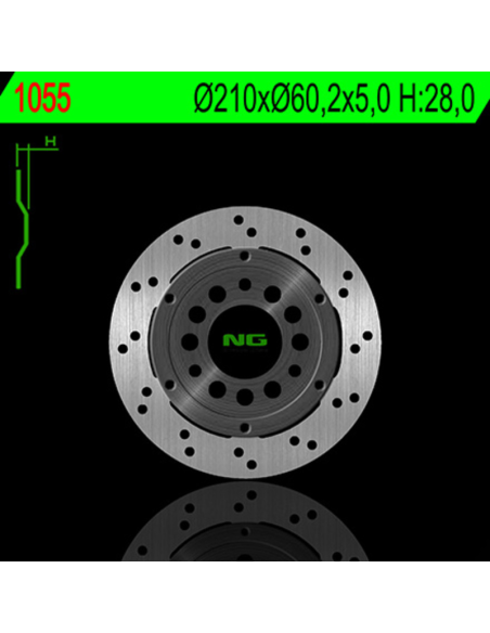 Disque de frein Arrière NG BRAKES SUZUKI