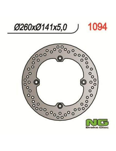 Disque de frein arrière NG 260x141x5,0