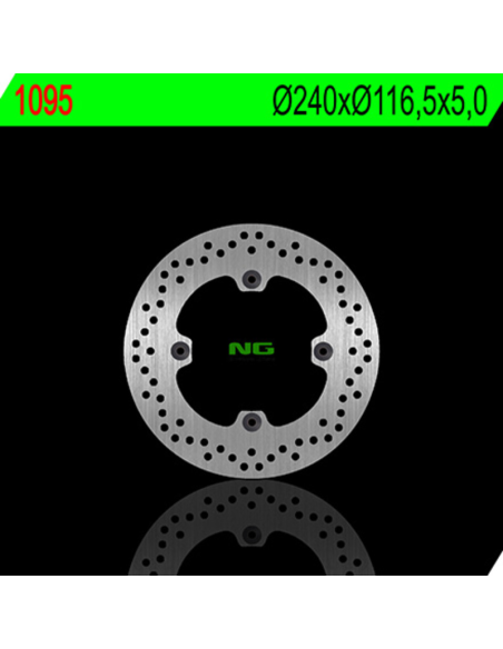 Disque de frein arrière NG 240x116x5,0
