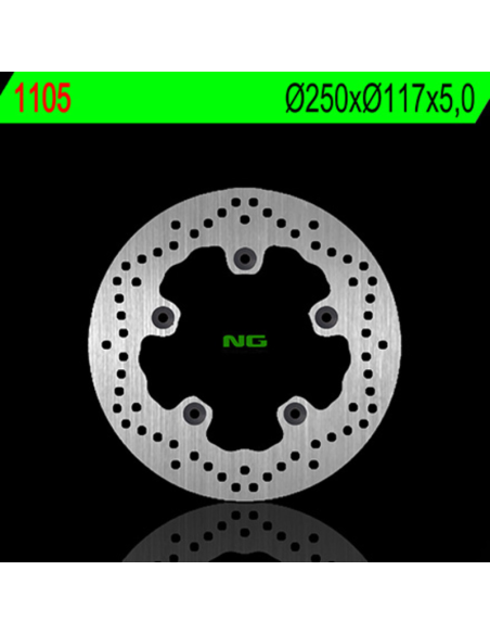 Disque de frein NG arrière 250x117x5,0
