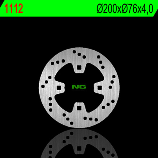 Disque de frein arrière NG 200x76x4