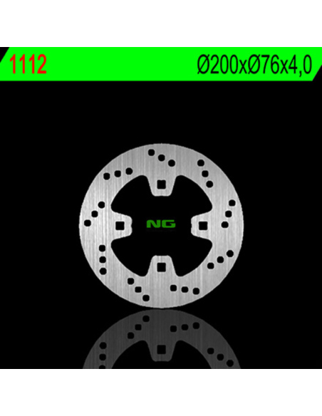 Disque de frein arrière NG 200x76x4