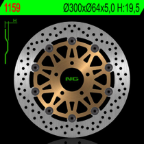 Disque de frein flottant avant NG pour Suzuki 250 RGV Gamma 1991 / 750 GSX 1997-2003