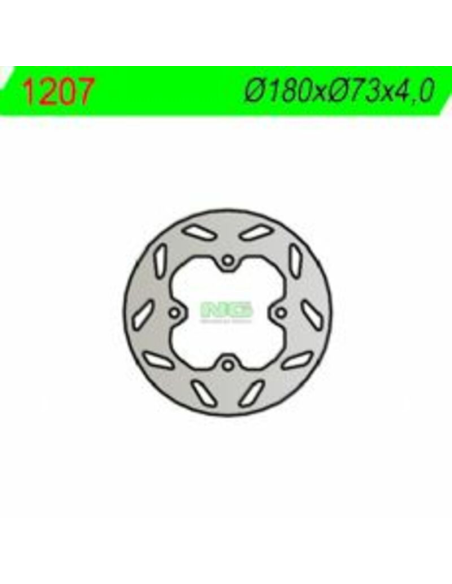 Disque de frein NG avant 180x73x4
