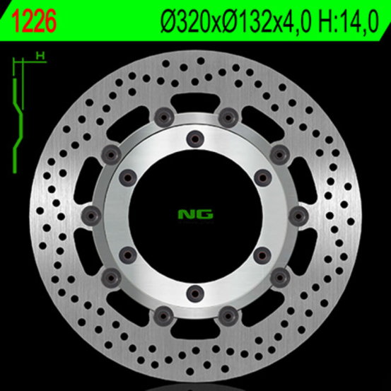 Disque de frein Avant NG BRAKES YAMAHA